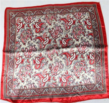 Load image into Gallery viewer, 50*50 Elegant Spring Printed Silk Scarf Women Ladies Scarves Professional Small Squares Luxury Design Satin Scarf