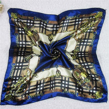 Load image into Gallery viewer, 50*50 Elegant Spring Printed Silk Scarf Women Ladies Scarves Professional Small Squares Luxury Design Satin Scarf