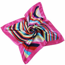 Load image into Gallery viewer, 50*50 Elegant Spring Printed Silk Scarf Women Ladies Scarves Professional Small Squares Luxury Design Satin Scarf