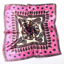 Load image into Gallery viewer, 50*50 Elegant Spring Printed Silk Scarf Women Ladies Scarves Professional Small Squares Luxury Design Satin Scarf