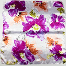 Load image into Gallery viewer, 50*50 Elegant Spring Printed Silk Scarf Women Ladies Scarves Professional Small Squares Luxury Design Satin Scarf