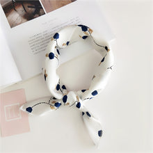Load image into Gallery viewer, 50X50CM Fashion Women Square Scarf All-match Wraps Elegant Floral Dot Spring Summer Head Neck Hair Tie Band Neckerchief