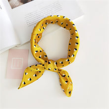 Load image into Gallery viewer, 50X50CM Fashion Women Square Scarf All-match Wraps Elegant Floral Dot Spring Summer Head Neck Hair Tie Band Neckerchief