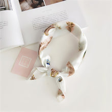 Load image into Gallery viewer, 50X50CM Fashion Women Square Scarf All-match Wraps Elegant Floral Dot Spring Summer Head Neck Hair Tie Band Neckerchief
