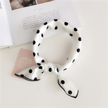 Load image into Gallery viewer, 50X50CM Fashion Women Square Scarf All-match Wraps Elegant Floral Dot Spring Summer Head Neck Hair Tie Band Neckerchief