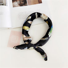 Load image into Gallery viewer, 50X50CM Fashion Women Square Scarf All-match Wraps Elegant Floral Dot Spring Summer Head Neck Hair Tie Band Neckerchief