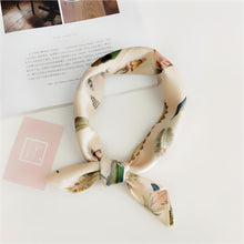 Load image into Gallery viewer, 50X50CM Fashion Women Square Scarf All-match Wraps Elegant Floral Dot Spring Summer Head Neck Hair Tie Band Neckerchief