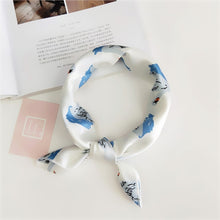 Load image into Gallery viewer, 50X50CM Fashion Women Square Scarf All-match Wraps Elegant Floral Dot Spring Summer Head Neck Hair Tie Band Neckerchief