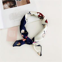 Load image into Gallery viewer, 50X50CM Fashion Women Square Scarf All-match Wraps Elegant Floral Dot Spring Summer Head Neck Hair Tie Band Neckerchief