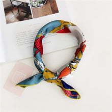 Load image into Gallery viewer, 50X50CM Fashion Women Square Scarf All-match Wraps Elegant Floral Dot Spring Summer Head Neck Hair Tie Band Neckerchief