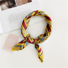 Load image into Gallery viewer, 50X50CM Fashion Women Square Scarf All-match Wraps Elegant Floral Dot Spring Summer Head Neck Hair Tie Band Neckerchief