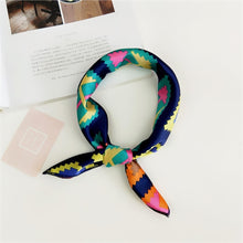 Load image into Gallery viewer, 50X50CM Fashion Women Square Scarf All-match Wraps Elegant Floral Dot Spring Summer Head Neck Hair Tie Band Neckerchief
