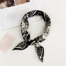 Load image into Gallery viewer, 50X50CM Fashion Women Square Scarf All-match Wraps Elegant Floral Dot Spring Summer Head Neck Hair Tie Band Neckerchief