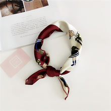 Load image into Gallery viewer, 50X50CM Fashion Women Square Scarf All-match Wraps Elegant Floral Dot Spring Summer Head Neck Hair Tie Band Neckerchief