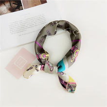 Load image into Gallery viewer, 50X50CM Fashion Women Square Scarf All-match Wraps Elegant Floral Dot Spring Summer Head Neck Hair Tie Band Neckerchief