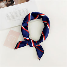 Load image into Gallery viewer, 50X50CM Fashion Women Square Scarf All-match Wraps Elegant Floral Dot Spring Summer Head Neck Hair Tie Band Neckerchief
