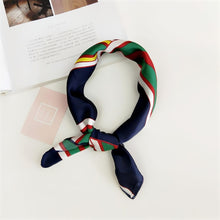 Load image into Gallery viewer, 50X50CM Fashion Women Square Scarf All-match Wraps Elegant Floral Dot Spring Summer Head Neck Hair Tie Band Neckerchief