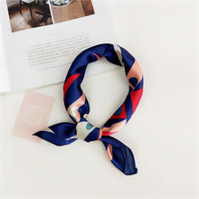 Load image into Gallery viewer, 50X50CM Fashion Women Square Scarf All-match Wraps Elegant Floral Dot Spring Summer Head Neck Hair Tie Band Neckerchief