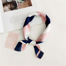 Load image into Gallery viewer, 50X50CM Fashion Women Square Scarf All-match Wraps Elegant Floral Dot Spring Summer Head Neck Hair Tie Band Neckerchief