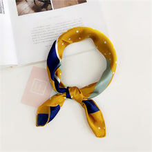 Load image into Gallery viewer, 50X50CM Fashion Women Square Scarf All-match Wraps Elegant Floral Dot Spring Summer Head Neck Hair Tie Band Neckerchief