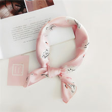 Load image into Gallery viewer, 50X50CM Fashion Women Square Scarf All-match Wraps Elegant Floral Dot Spring Summer Head Neck Hair Tie Band Neckerchief