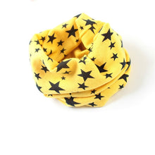 Load image into Gallery viewer, Stars Print Ring Scarves for children Warmer Scarf Autumn Winter Kids Boys Girls Neckerchief Collar Hat Mask