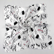 Load image into Gallery viewer, 50*50 Elegant Spring Printed Silk Scarf Women Ladies Scarves Professional Small Squares Luxury Design Satin Scarf