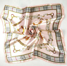 Load image into Gallery viewer, 50*50 Elegant Spring Printed Silk Scarf Women Ladies Scarves Professional Small Squares Luxury Design Satin Scarf