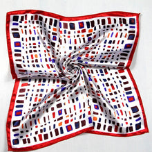 Load image into Gallery viewer, 50*50 Elegant Spring Printed Silk Scarf Women Ladies Scarves Professional Small Squares Luxury Design Satin Scarf
